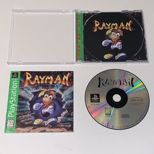 Rayman Sony PlayStation 1 1997 PS1 Greatest Hits CIB Reg Card w/ Gameplay Photos